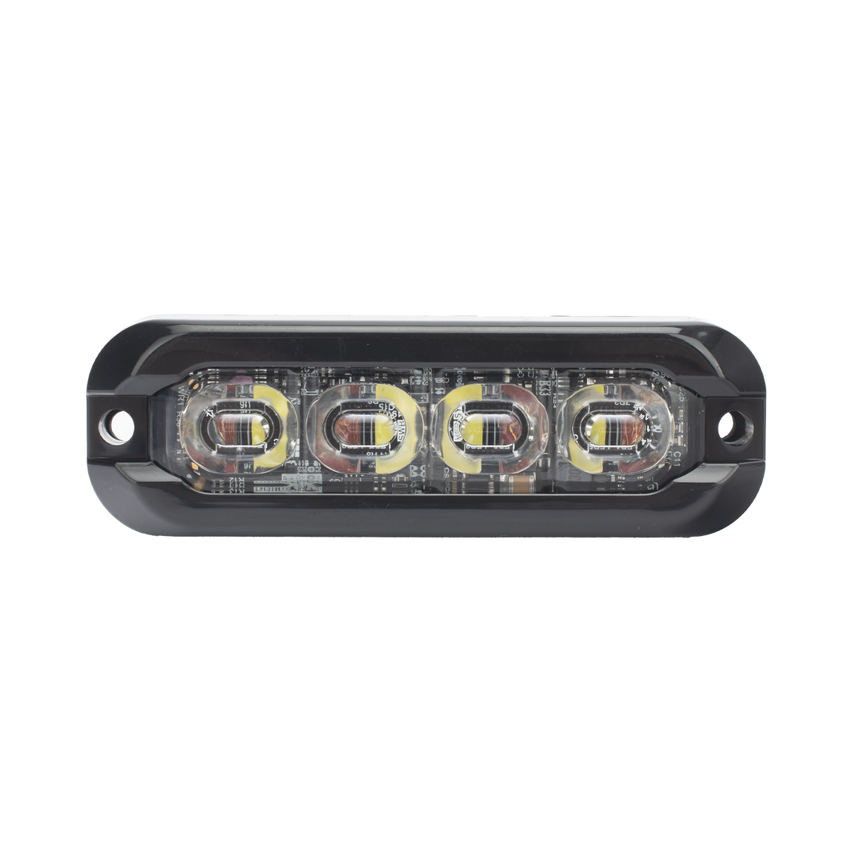 Luz perimetral , 8 LED Ultra Brillantes, Dual Color Rojo / Claro