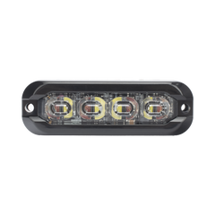 Luz perimetral , 8 LED Ultra Brillantes, Dual Color Rojo / Claro