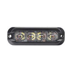 Luz perimetral , 8 LED Ultra Brillantes, Dual Color Rojo / Claro