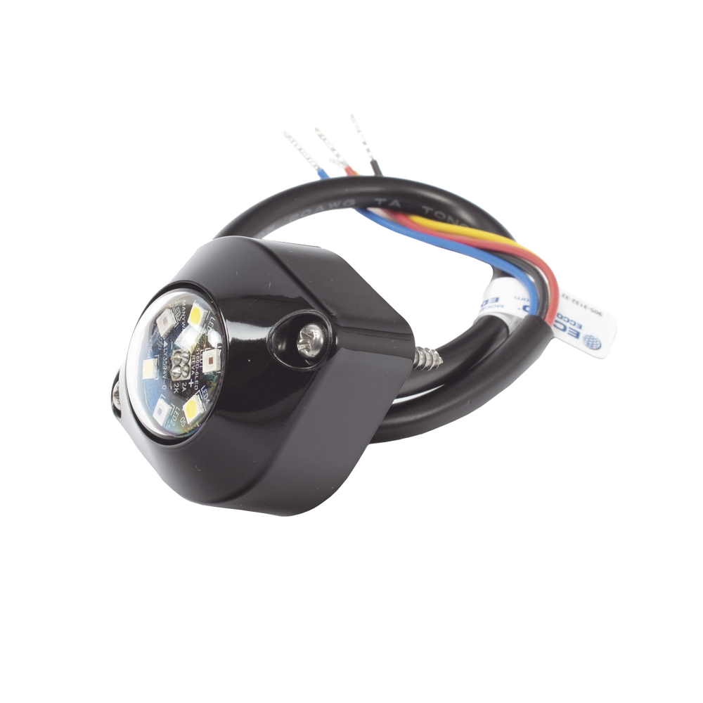 Estrobo Oculto de 6 LED color Claro Serie ED9015