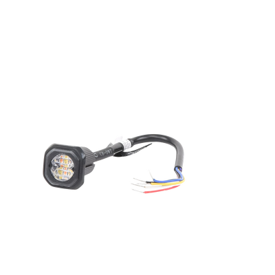 Lampara Oculta de LED de bajo perfil color ambar claro