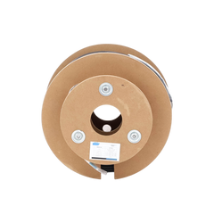 Carrete de Fibra Óptica Monomodo con conectores LC-LC Duplex, Reforzada con Kevlar, de 150 metros, Para instalaciones subterráneas por tubería