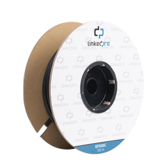 Carrete de Fibra Óptica Monomodo con Conectores SC-SC Duplex, Reforzada con Kevlar, de 50 metros, Para instalaciones subterráneas por tubería