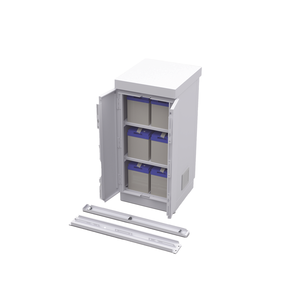 Gabinete de Seguridad de Lámina Galvanizada  para Almacenamiento de Baterías (Hasta 6 baterías PL110D12).