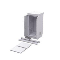 Gabinete de Seguridad de Lámina Galvanizada  para Almacenamiento de Baterías (Hasta 6 baterías PL110D12).