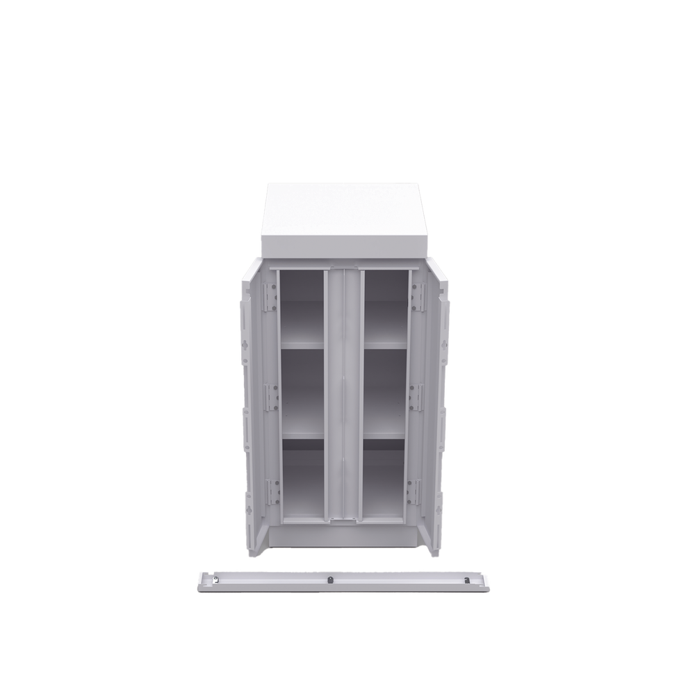 Gabinete de Seguridad de Lámina Galvanizada  para Almacenamiento de Baterías (Hasta 6 baterías PL110D12).