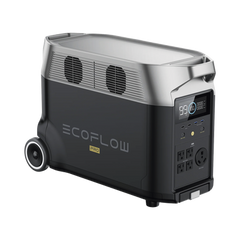 Estación de Energía Portátil DELTA PRO 3600Wh Litio LFP / 5 AC 3600W (7200W Pico) / 2 USB-C 200W / Capacidad para Aumentar Respaldo / Cargador de Coche 10A a 12.6V / Conectividad WiFi y Bluetooth (App) / Carga Solar 1600W Max.