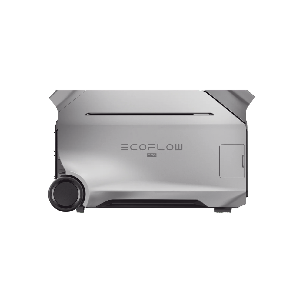 Estación de Energía Portátil DELTA PRO3 / 4096Wh Litio LFP / 5 AC 4000W (8000W Pico) / 2 USB-C 100W / Capacidad para Aumentar Respaldo / Cargador de Coche 10A a 12.6V / Conectividad WiFi y Bluetooth (App) / Carga Solar 2600W Max. (2 P