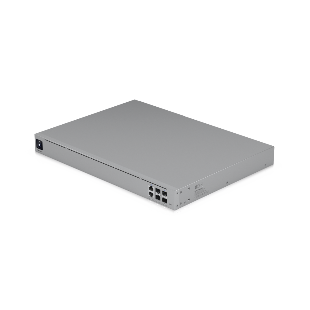 EFG UniFi Enterprise Next Generation Gateway, Hasta 500+ Dispositivos UniFi, Hasta 5,000+ Clientes, Enrutamiento IPS 12.5 Gbps, Alta Disponibilidad, Puertos 25G/10G/2.5G, Doble PSU Redundante, Pantalla Táctil