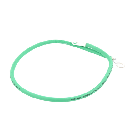 Jumper para Puesta a Tierra con Cable 8 AWG con Conectores de Ojo de 50 cm.