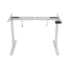 Base de Escritorio Motorizado Profesional / Altura Ajustable 60-125cm / Estructura Estable / Funcionamiento Suave / 3 Preset de Posiciones / Color Blanco / Soporta hasta 100Kg de carga
