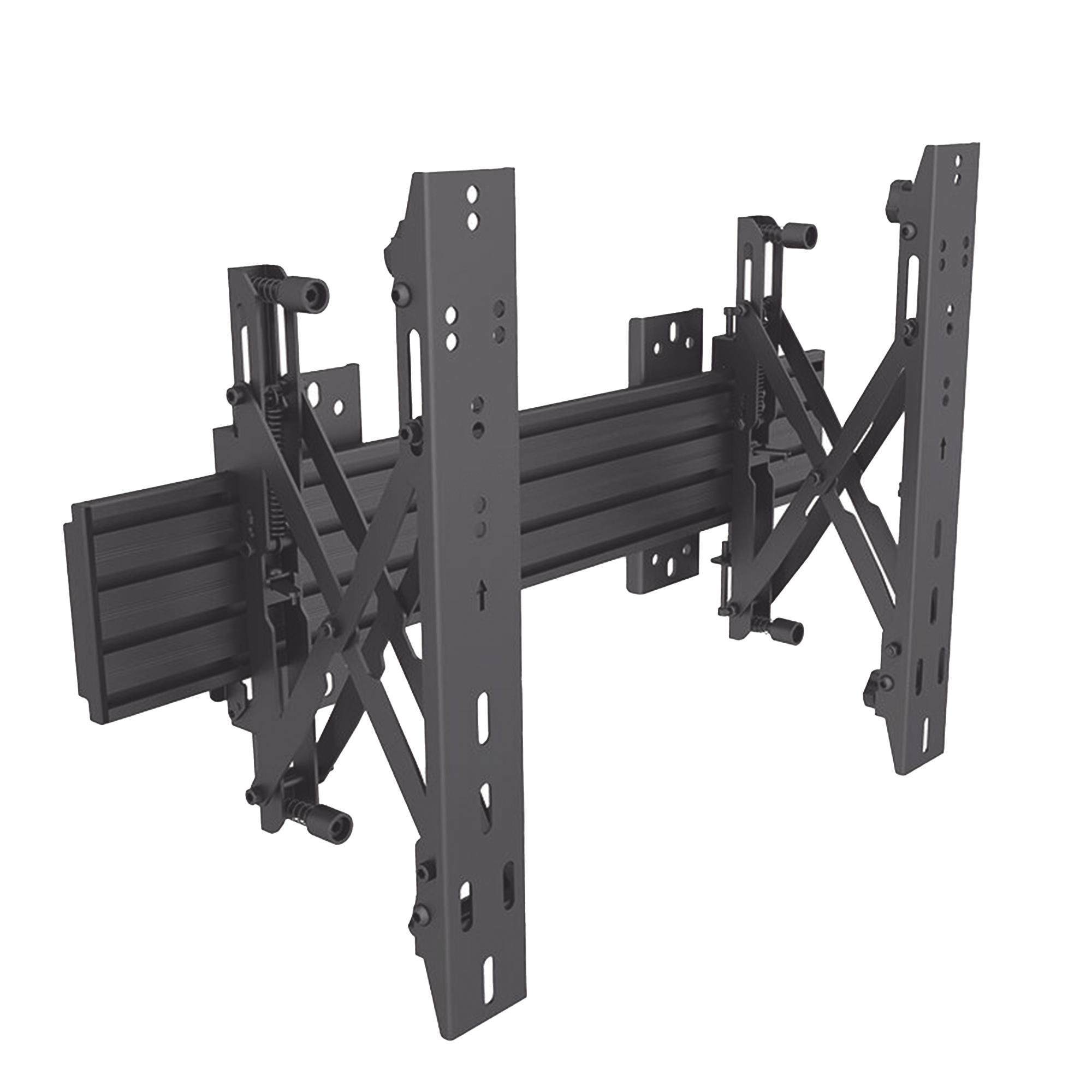 Montaje de Pared Push in - Pop out para Videowall| VESA 600 x 400| Para Pantallas de 37" a 75" | Capacidad Maxima de Carga 30 Kg