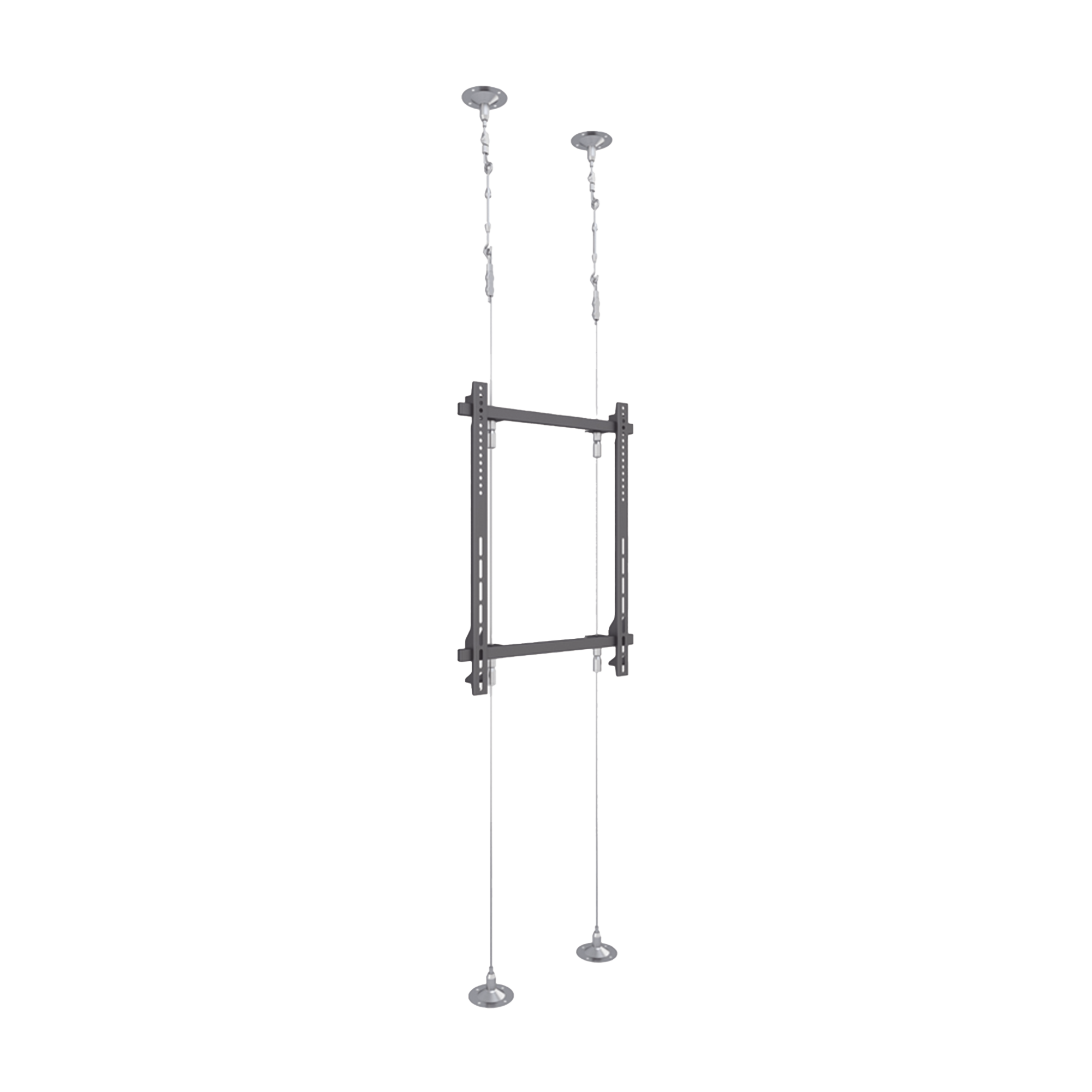 Montaje Cableado de Acero| Suelo a Techo| Capacidad Máx. de Carga 30kg| Para Pantallas de 32" ~ 75"| VESA 400 x 600