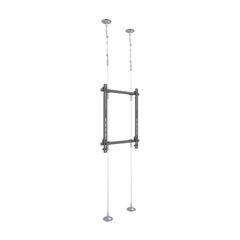 Montaje Cableado de Acero| Suelo a Techo| Capacidad Máx. de Carga 30kg| Para Pantallas de 32" ~ 75"| VESA 400 x 600