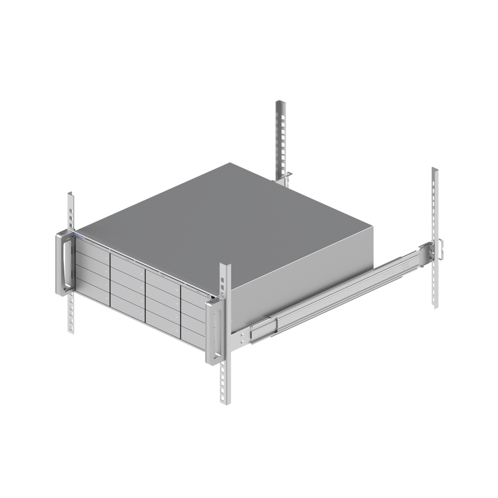 ENVR UniFi Enterprise con Soporte para hasta 210 Cámaras HD, 140 Cámaras 2K o 70 Cámaras 4K, con UniFi Protect & Access, 1 Puerto RJ45 10G, 2 Puertos SFP+ 10G y 16 Bahías para Discos Duros