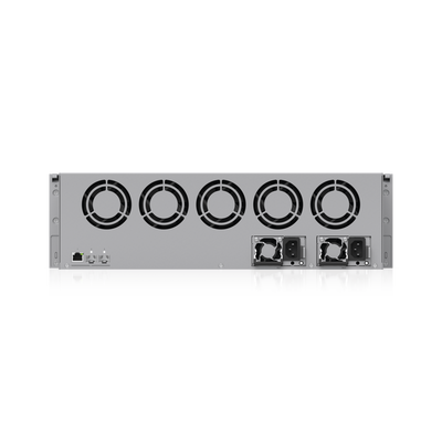 ENVR UniFi Enterprise con Soporte para hasta 210 Cámaras HD, 140 Cámaras 2K o 70 Cámaras 4K, con UniFi Protect & Access, 1 Puerto RJ45 10G, 2 Puertos SFP+ 10G y 16 Bahías para Discos Duros