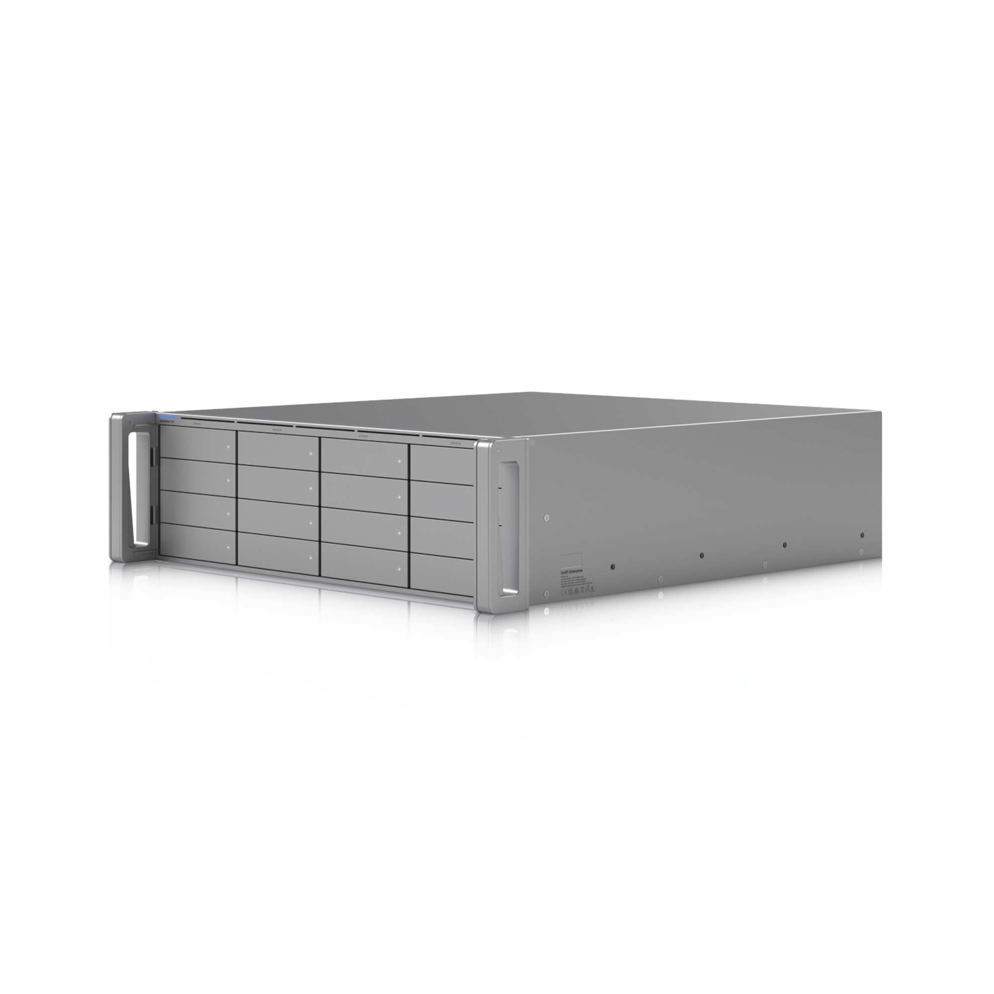 ENVR UniFi Enterprise con Soporte para hasta 210 Cámaras HD, 140 Cámaras 2K o 70 Cámaras 4K, con UniFi Protect & Access, 1 Puerto RJ45 10G, 2 Puertos SFP+ 10G y 16 Bahías para Discos Duros