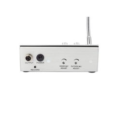 Sistema de Intercomunicación | Ideal para Ventanillas | Audio de voz de dos vías | 12V/1A 2W | Micrófono Interior + Micrófono Exterior