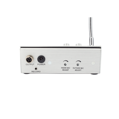 Sistema de Intercomunicación | Ideal para Ventanillas | Audio de voz de dos vías | 12V/1A 2W | Micrófono Interior + Micrófono Exterior