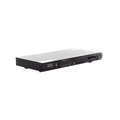 Amplificador de Audio | 2 x 60W | Baja Impedancia 4 - 8Ω | Reproductor Bluetooth, USB, SD | Efectos Integrados Delay, Echo, Repeat