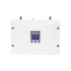 Kit Amplificador de Señal Celular 4G LTE, 3G y Voz. Funciona con Todos los Operadores. Soporta Múltiples Dispositivos y Tecnologías. Hasta 900 m² de Cobertura