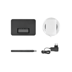 Kit Amplificador de Señal Celular de UNA banda de frecuencia / Mejora las llamadas convencionales / Soporta los datos de las tecnologías 2G y 3G de TELCEL, AT&T y MOVISTAR / Puede cubrir un espacio de hasta 140 m2.