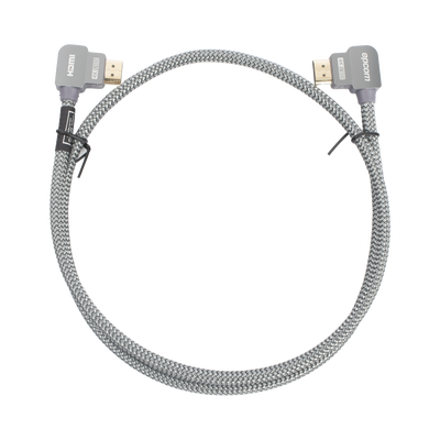 Cable HDMI Angulo 90º| 1m | Alta Definición | Version 2.0 | Alta velocidad 18Gbps | 4K@60Hz |
