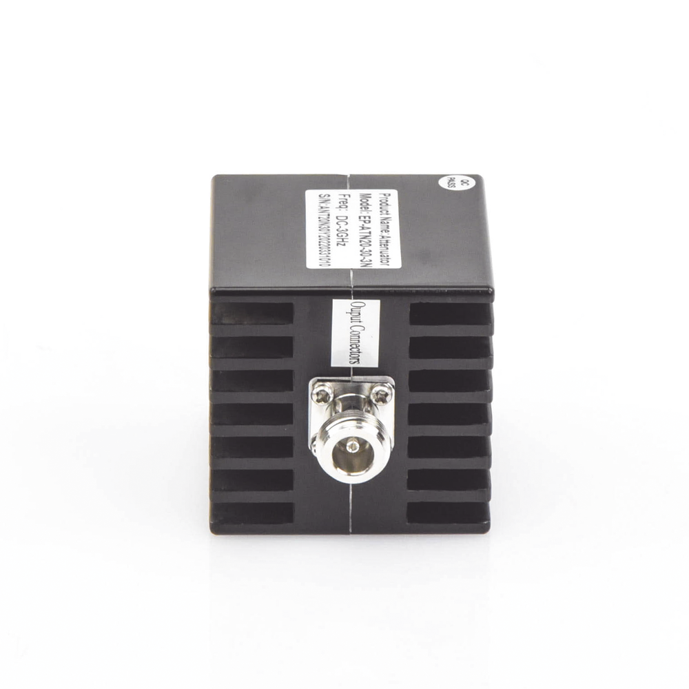 Atenuador en Línea de 30 dB / 20 Watt Máx. / CD-3 GHz / Interiores / N macho - N hembra.