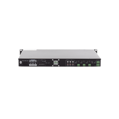 Amplificador de Audio | 1 canal | 350 W | Sistema 100V y Baja Impedancia | 4 Entradas de Micrófono Balanceadas | Bluetooth | USB | SD | FM | Montaje en Rack