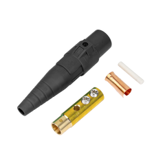 Conector Camlock Hembra / 400 Amperes / AC 600V / Abrazadera Compresión / Plástico Ingeniería / Varios Colores / Cable 2/0 AWG a 4/0 AWG