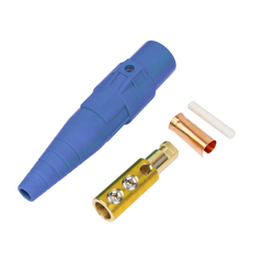 Conector Camlock Macho / 400 Amperes / 600V AC / Sección Cable 50-95 mm² / Abrazadera Compresión / Plástico Ingeniería / Múltiples Colores