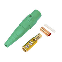 Conector Camlock Macho / 400 Amperes / AC 600V / Sección Cable 50-95 mm² / Abrazadera Compresión / Plástico Ingeniería / Varios Colores