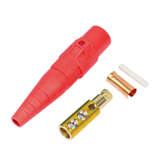 Conector camlock | 400 AMPERES | MACHO | color rojo