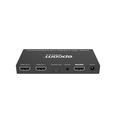 Splitter HDMI 1x2 | 4K@60Hz | Extractor de Audio | Down Scaler | HDR  4:4:4 | EDID | 18Gbps