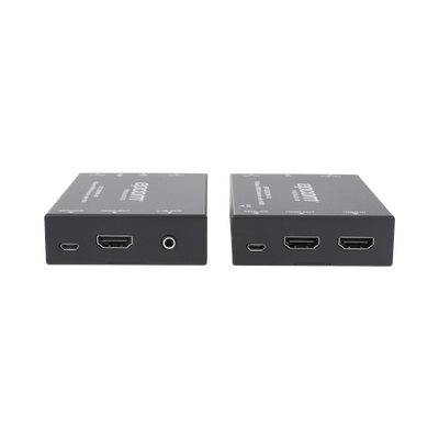 Kit Extensor HDMI con KVM | 70m | 4K2K@60Hz | 4:4:4 |  HDMI2.0b y HDCP 2.2 | Salida de Audio 3.5mm | Admite PoC | Admite USB 1.1