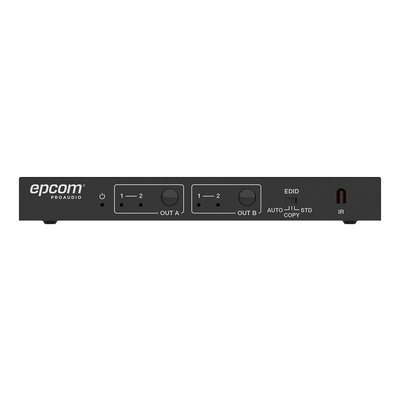Matricial HDMI | 2x2 | 4K2K@60Hz | HDR | YCbCr 4:4:4 | EDID Auto | Extractor de Audio | Salida de audio análoga y digitalizados | HDCP 2.2 | 18 Gbps