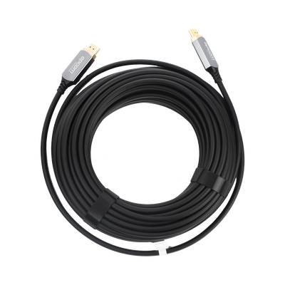 Cable HDMI de Fibra Óptica de 15m | Alta Definición | Version 2.1 | Alta velocidad 18Gbps | 8K@60Hz | HDCP 2.2 | Resistente a EMI y RFI