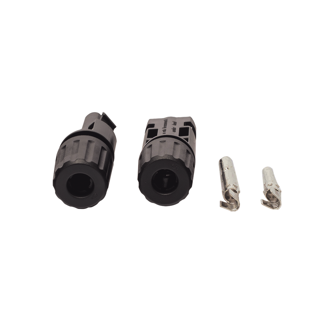 Conector MC-4 para Módulos Fotovoltaicos (conector hembra + conector macho)