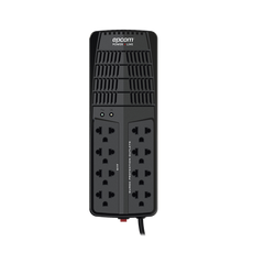 Regulador de Voltaje 1000 VA-500 W /  4 Contactos con AVR / 4 Contactos con Supresor de Picos / Protección RJ11