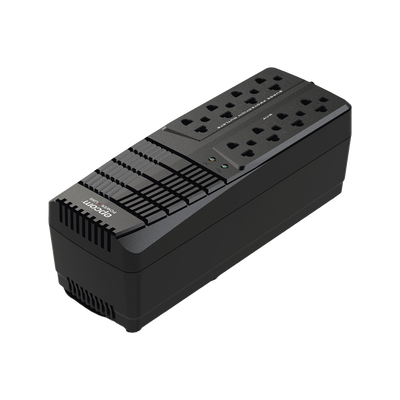 Regulador de Voltaje 2000 VA-1000 W / 4 Contactos con AVR / 4 Contactos con Supresor de Picos / Protección RJ11