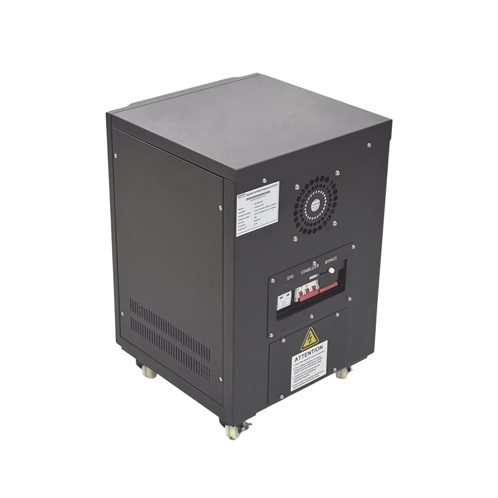 Regulador de Voltaje Industrial Monofásico Ferrorresonante 5 kVA/5 kW 120 V / Entrada 96-144 Vca / Salida 117.6- 122.4 Vca