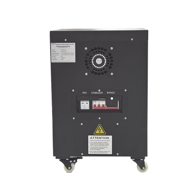 Regulador de Voltaje Industrial Monofásico Ferrorresonante 5 kVA/5 kW 120 V / Entrada 96-144 Vca / Salida 117.6- 122.4 Vca