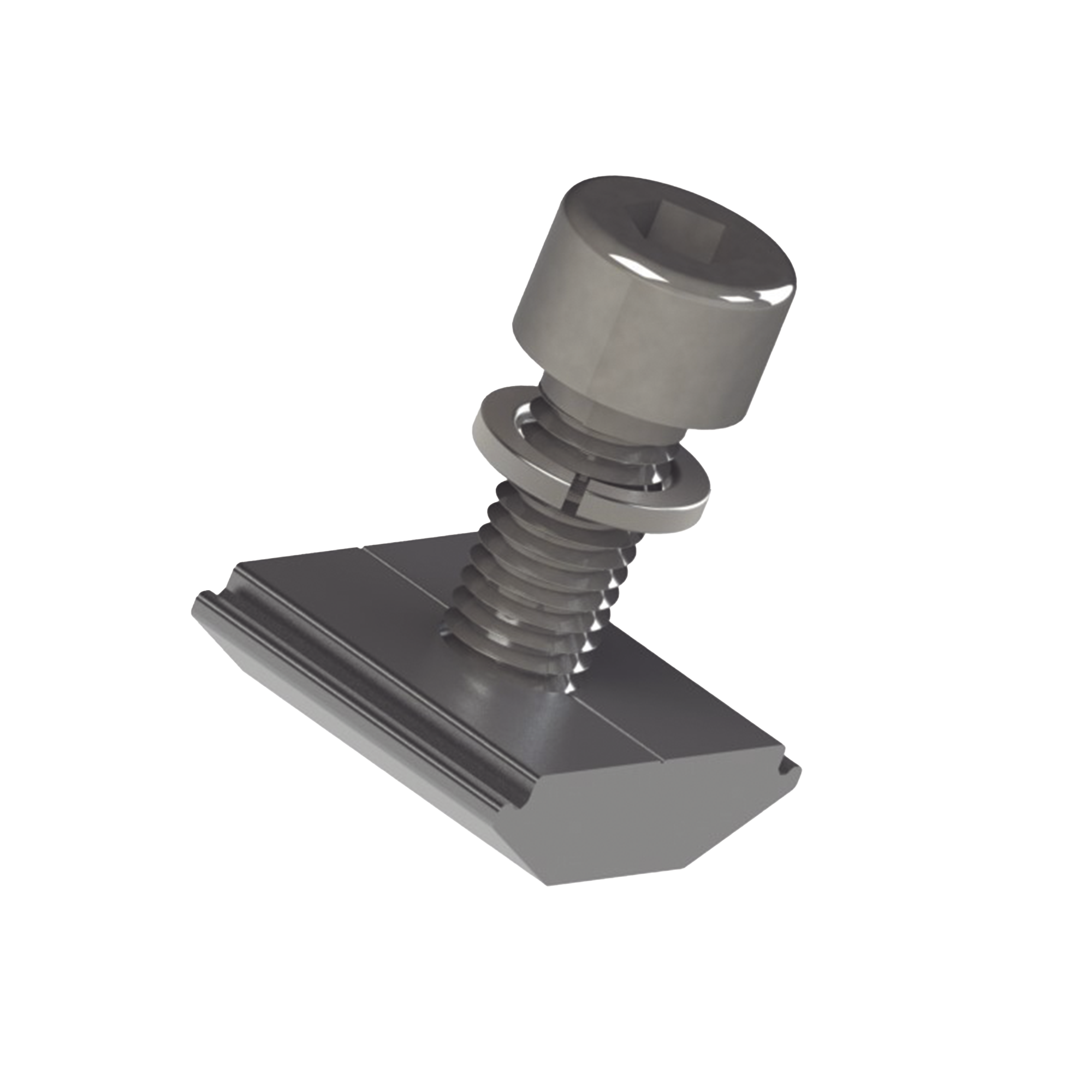 Conector N con tornillo para fijación en riel 5 y 8