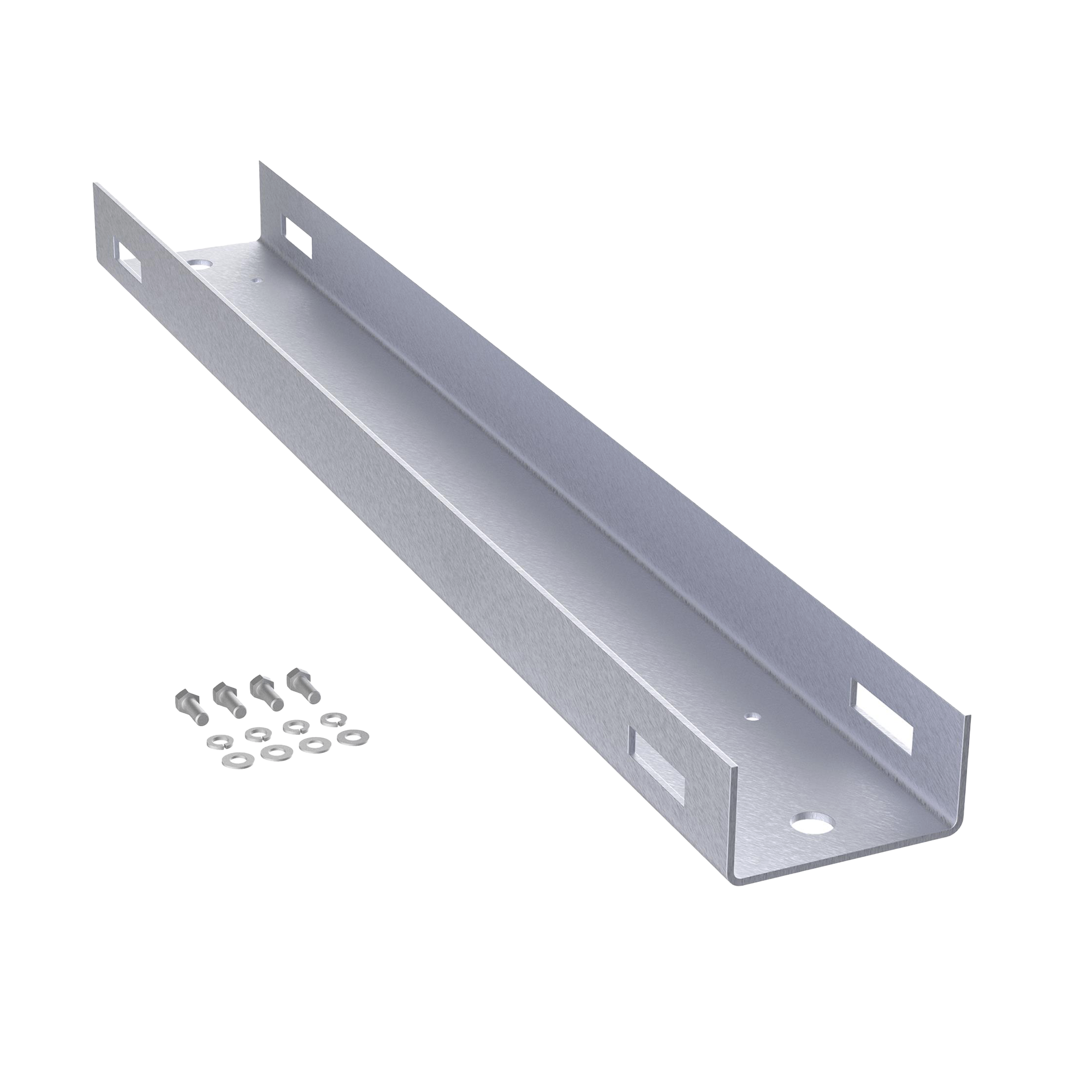 Montaje de Poste Para Gabinetes OSP ComLine de 1200 mm de alto (25 UR), De Aluminio, Color Negro