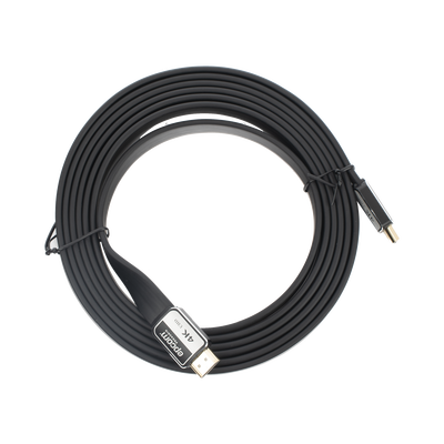 Cable HDMI de 3m | Alta Definición | Version 2.0 | Alta velocidad 18Gbps | 4K@60Hz | Conectores Chapados en Oro | Tipo Plano