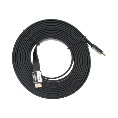 Cable HDMI de 5m | Alta Definición | Version 2.0 | Alta velocidad 18Gbps | 4K@60Hz | Conectores Chapados en Oro | Tipo Plano