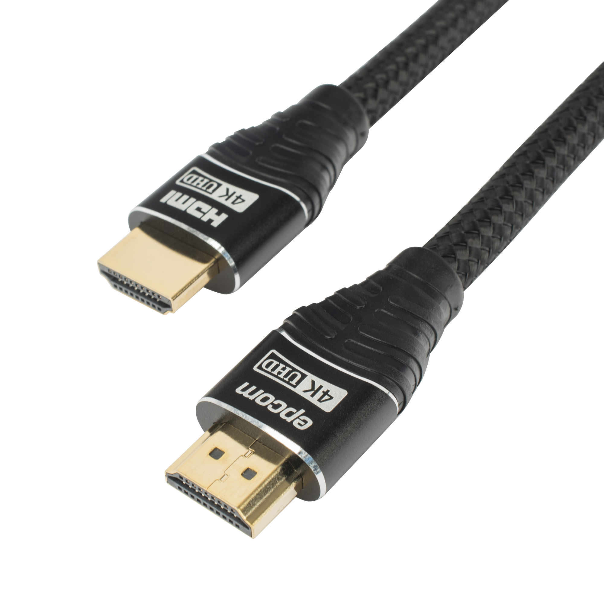 Cable HDMI de 1 Metro (3.28 Pies) | Alta Definición | Longitud | Versión 2.0 | Alta Velocidad 18Gbps | 4K@60Hz | Conectores Chapados en Oro | Tipo Redondo