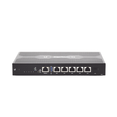 EdgeRouter 6 PoE pasivo 24 V, con 5 puertos 10/100/1000 Mbps + 1 puerto SFP, con funciones avanzadas de ruteo