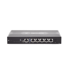 EdgeRouter 6 PoE pasivo 24 V, con 5 puertos 10/100/1000 Mbps + 1 puerto SFP, con funciones avanzadas de ruteo