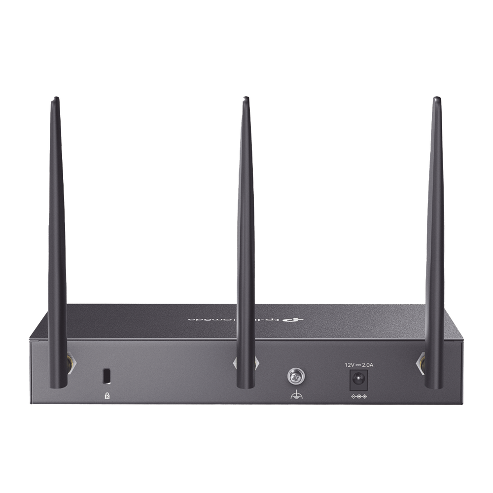 Router Omada VPN / SDN Multi-WAN Gigabit / 1 Puerto WAN SFP Gigabit / 1 Puerto WAN RJ45 Gigabit / 2 Puertos LAN RJ45 Gigabit / 2 Puertos Configurables LAN/WAN / 150,000 Sesiones Concurrentes / Administración Centralizada Omada o Stand-Alone